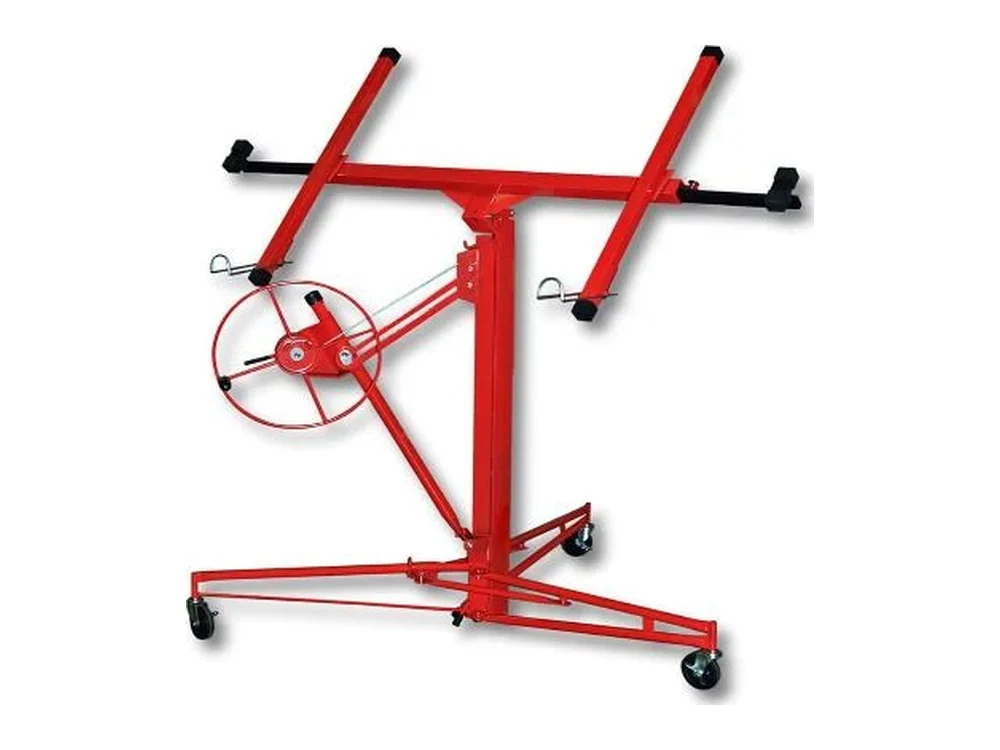 Red heavy duty 11 ft drywall lift